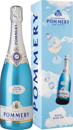 Champagne Pommery Royal Blue Sky Demi-sec, Champagne AC, Geschenketui