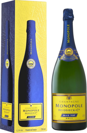 Champagne Heidsieck Monopole Blue Top Brut, Champagne AC, Geschenketui, Magnum