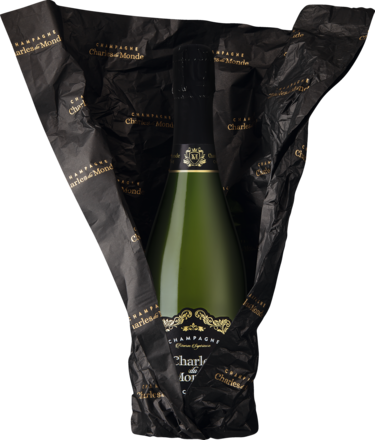 Champagne Charles du Monde Réserve Supérieure Brut, Blanc de Noirs, Champagne AC, Seidenpapier