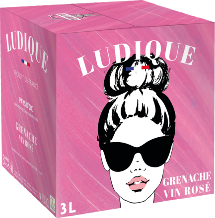 Ludique Grenache Rosé Pays d&#39;Oc, Bag in Box 3L