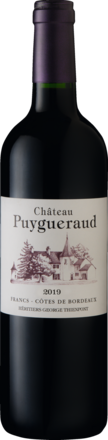 2019 Château Puygueraud Bordeaux Côtes de Francs AOP