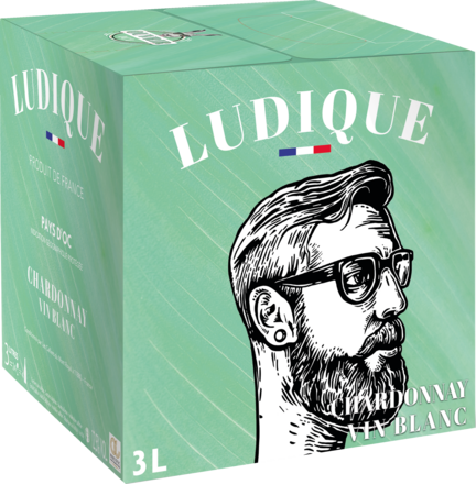 2021 Ludique Chardonnay Pays d&#39;Oc IGP, Bag in Box 3L