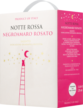 Notte Rossa Negroamaro Rosato Salento IGP, Bag in Box 3 L