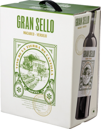 2022 Gran Sello Macabeo Verdejo Vino de la Tierra de Castilla, Bag in Box, 3,0 L