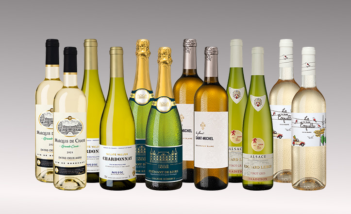 Provpaket franska vita viner