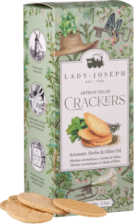 Aromatic Herbs &amp; Olive Oil Crackers 100 g