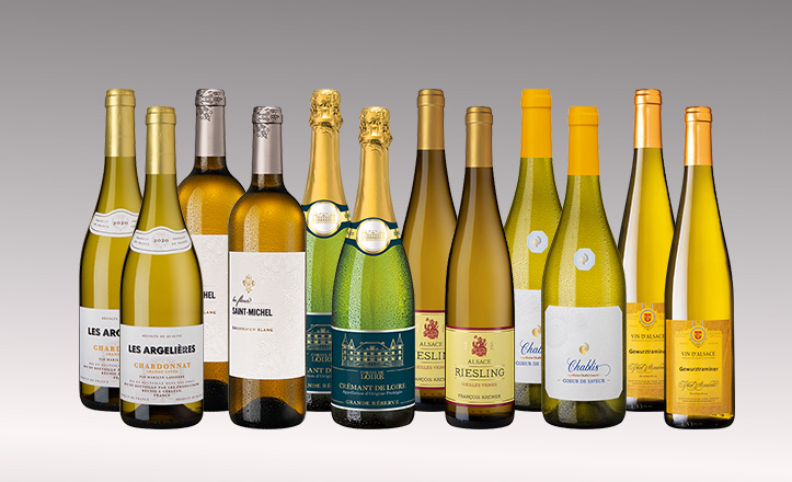 Provpaket franska vita viner