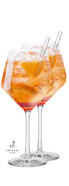 Sommardrinkglas 2-pack med 2 glassugrör till somriga cocktails